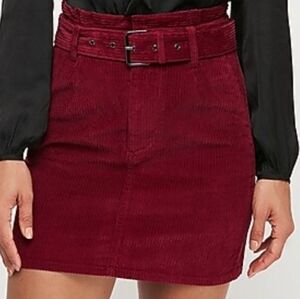 Black Express Elegant High Rise Mini Skirt Size 4 Fall Date Night Concert Sexy